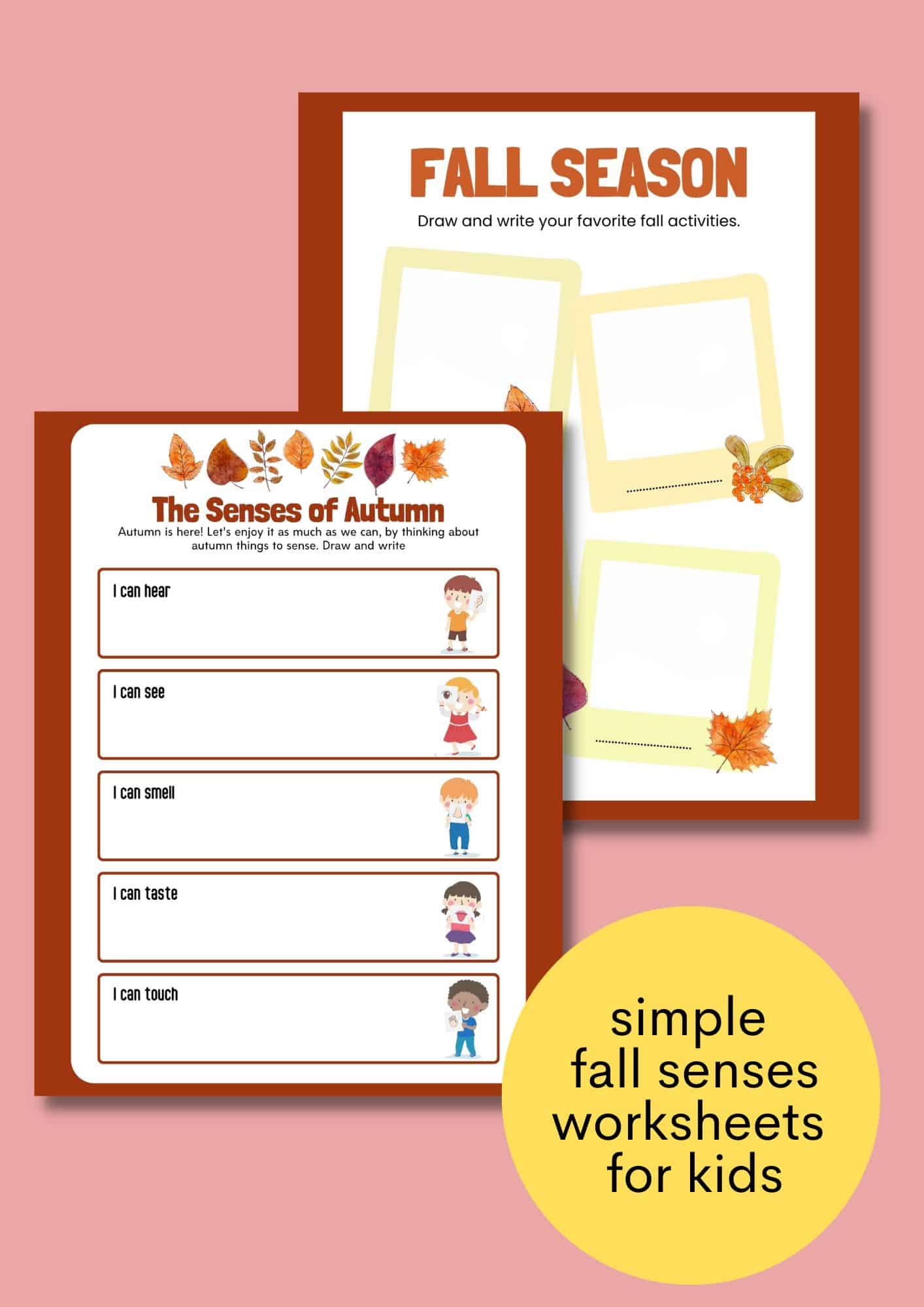 autumn worksheets