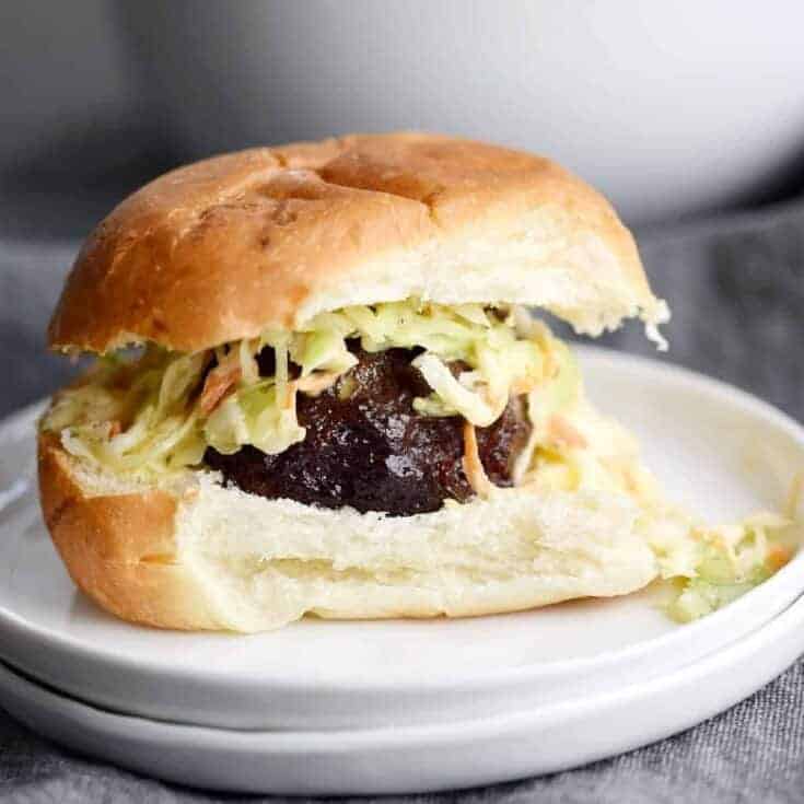 Image for Blackberry-Bourbon Burger Sliders
