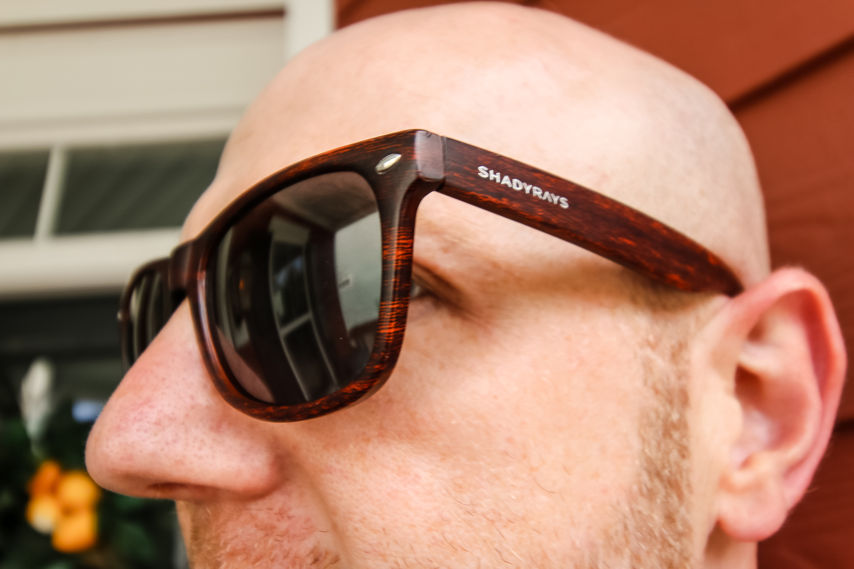 shady rays sunglasses on a man