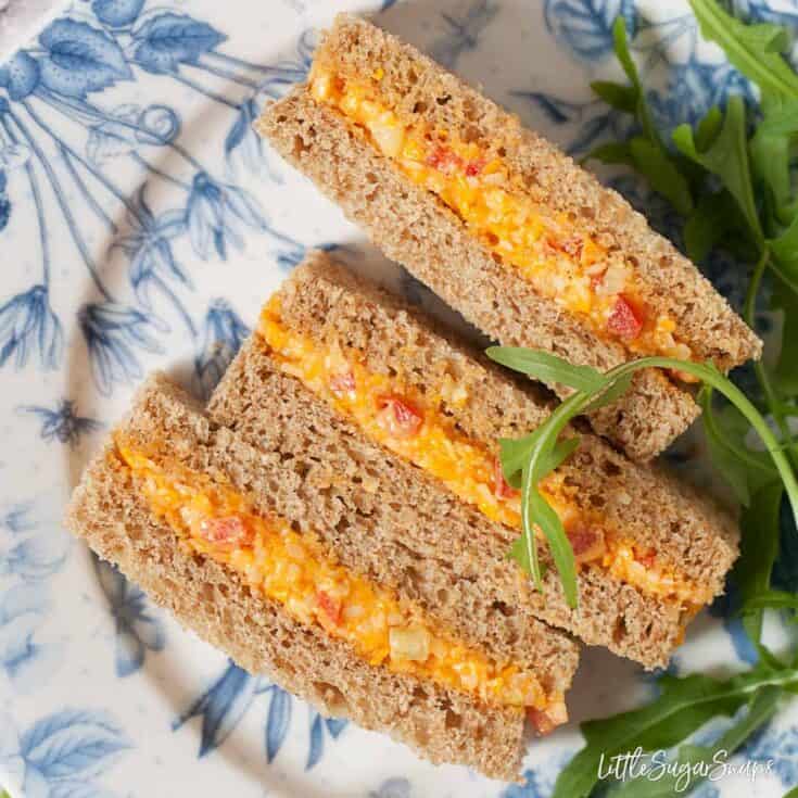 Image for Cheese Savoury Sandwich and Afternoon Tea at Home