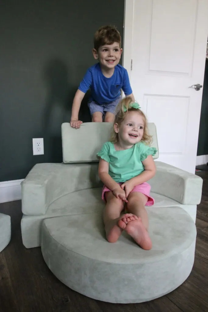 barumba play couch set up like a chair