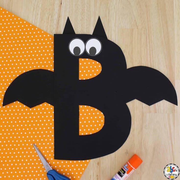 Image for Letter B Bat Craft