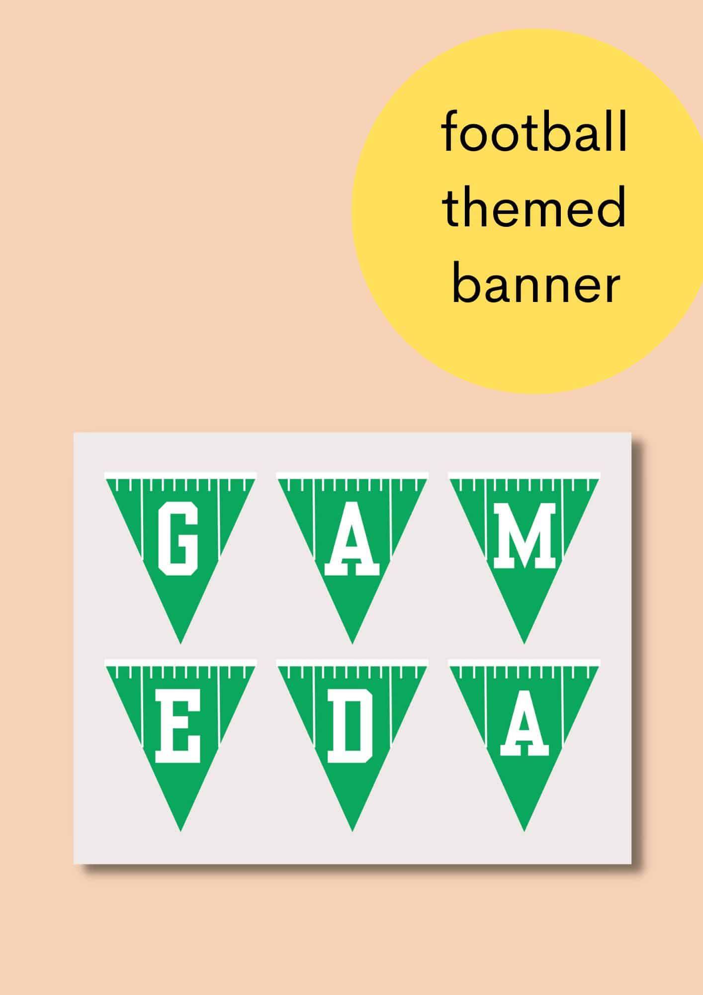 game day banner