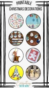 28 Printable Christmas Decorations - Celebrating with kids
