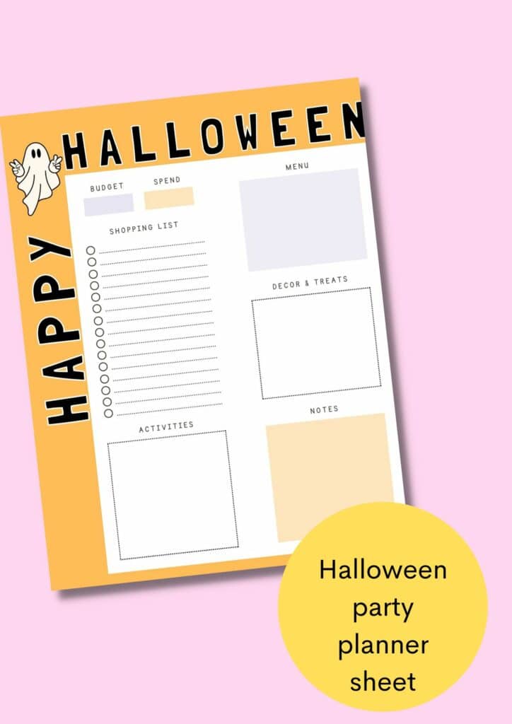 halloween party planner