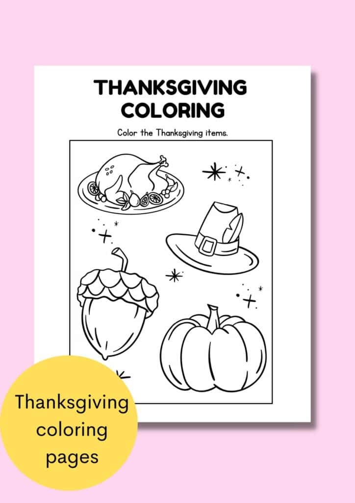 thanksgiving coloring