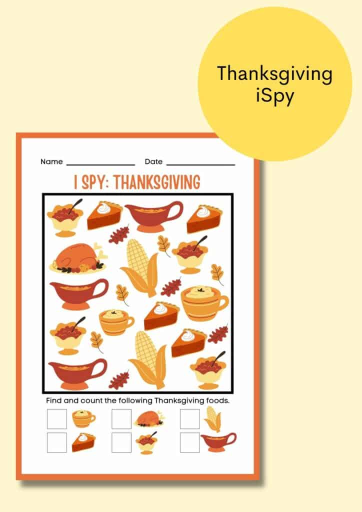 thanksgiving ispy