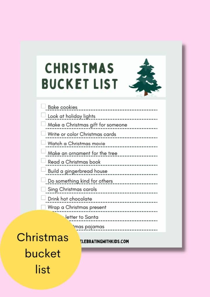 christmas bucket list