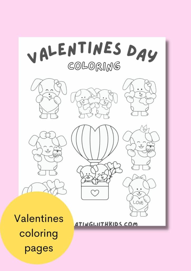 valentines coloring