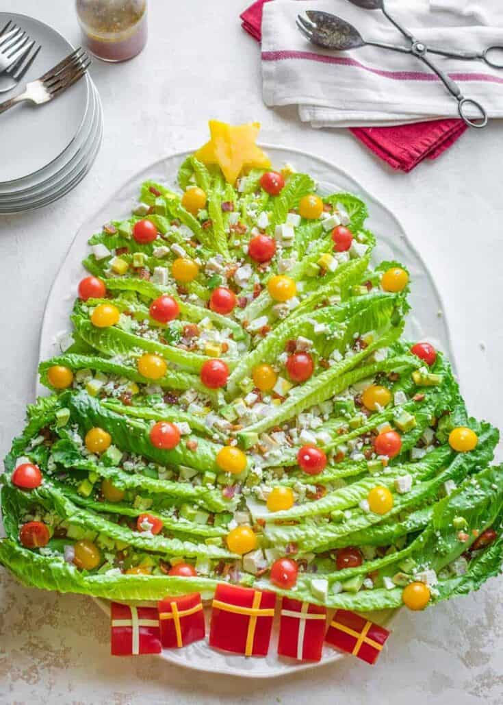 Image for Chicken Cobb “Christmas Tree” Holiday Salad