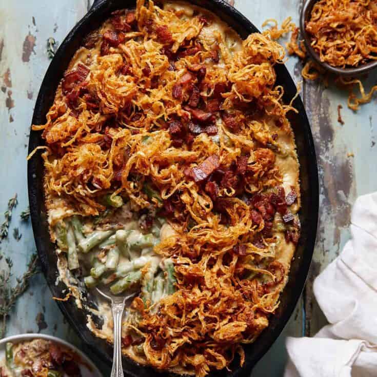Image for Fresh Green Bean Casserole with Bacon