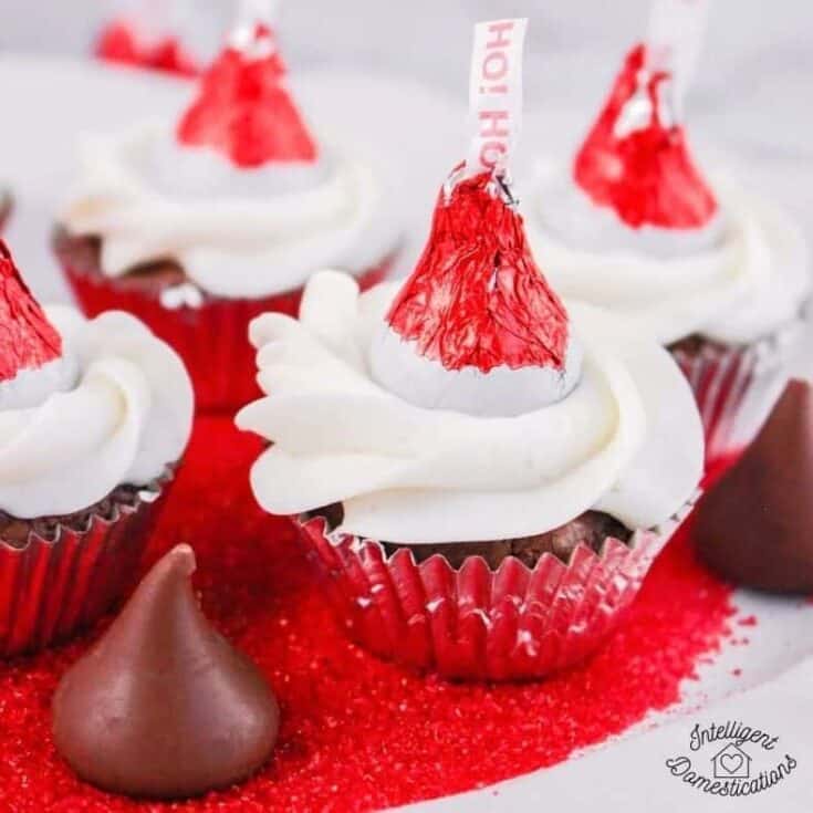 Image for Hershey's Santa Hat Brownie Bites