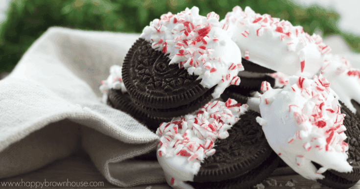 Image for Peppermint Bark Oreos