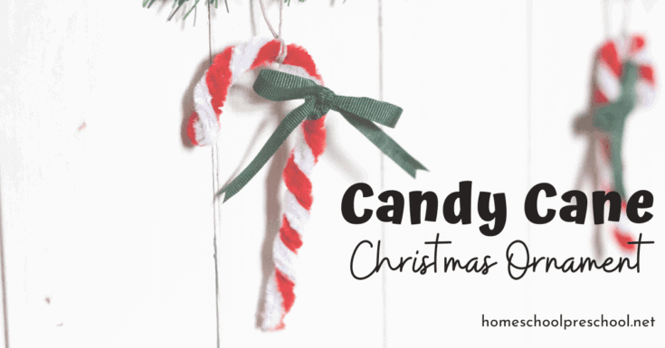 Image for Candy Cane Christmas Ornament Craft