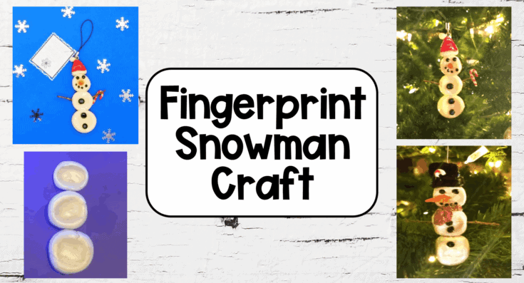 Image for Easy Fingerprint Christmas Craft for Kids