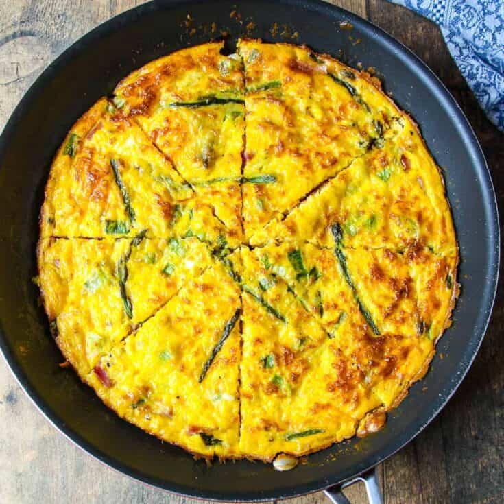 Image for Ham and Cheese Frittata (with Asparagus)
