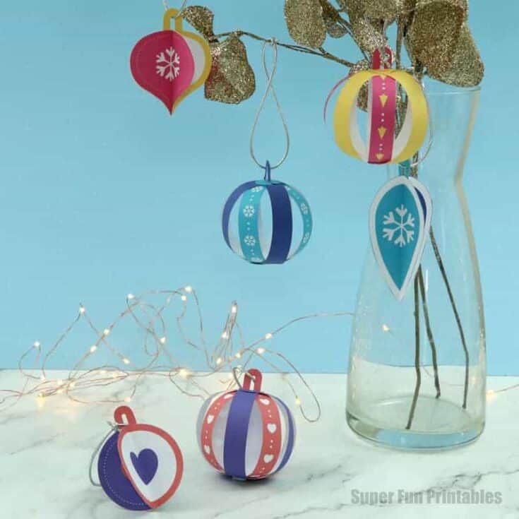 Image for Printable paper ornaments