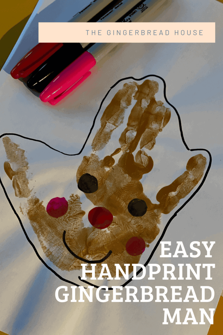 Image for Easy handprint gingerbread man