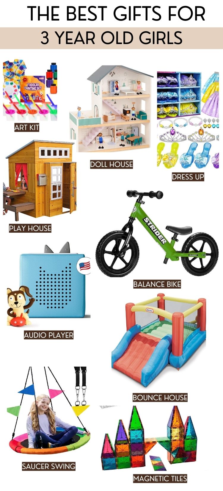 best gifts for 3 year old girls