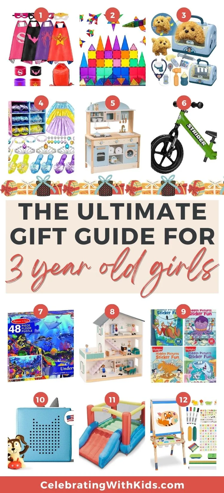 best gifts for 3 year old girls