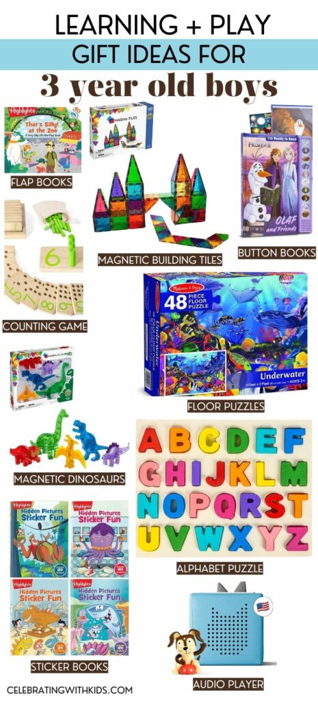 best learning toy gifts for 3 year old boys