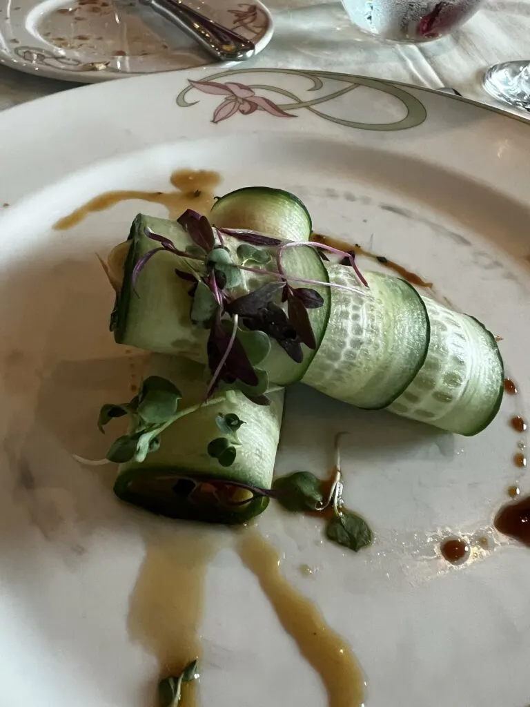 Cucumber Roll appetizer