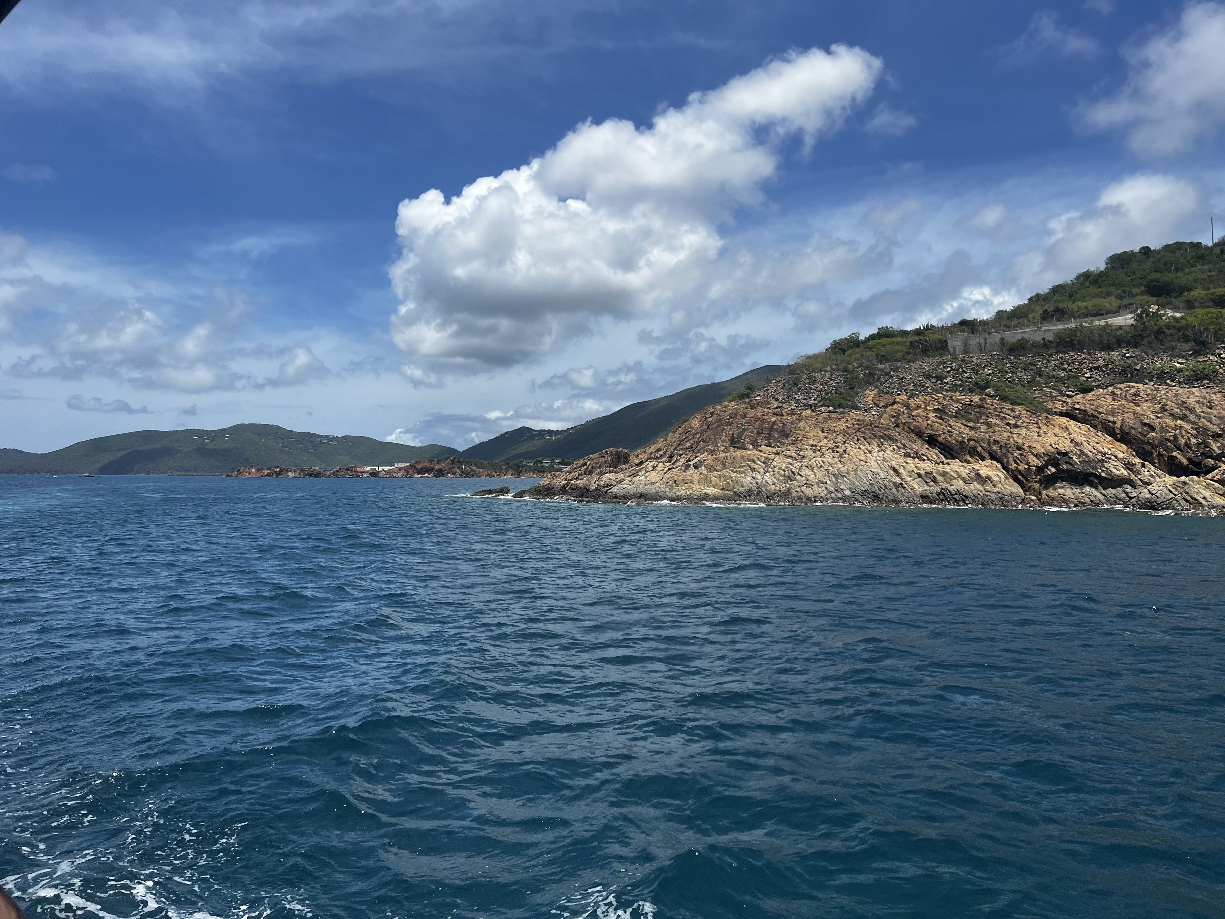 view from the kon tiki boat tour