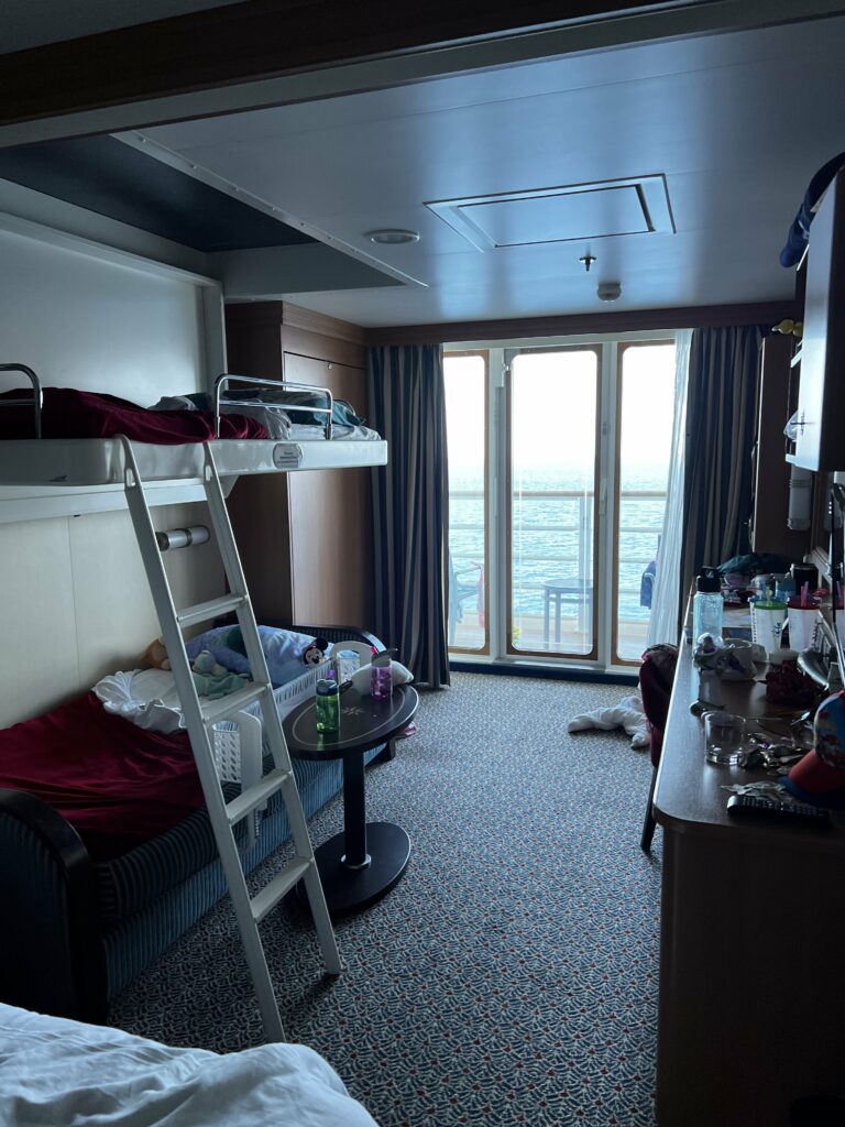 cruise bedroom on disney fantasy cruise ship
