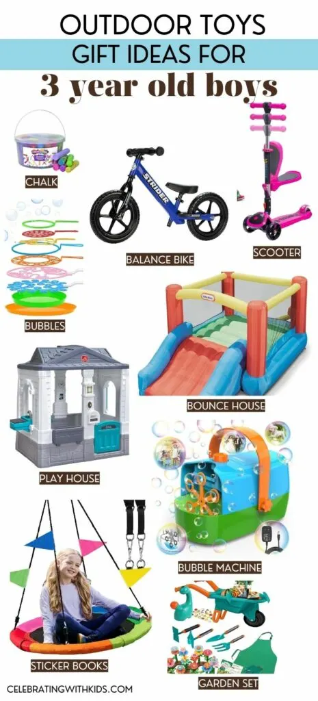 best outdoor toy gifts for 3 year old boys