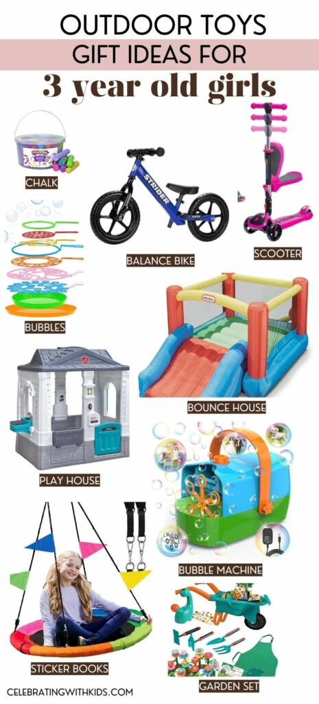 outdoor toys gifts for 3 year old girls