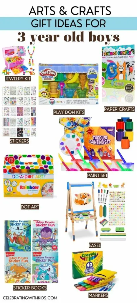 best crafts toy gifts for 3 year old boys