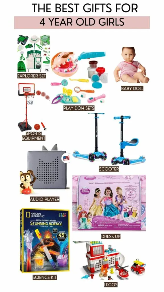 the best gifts for 4 year old girls