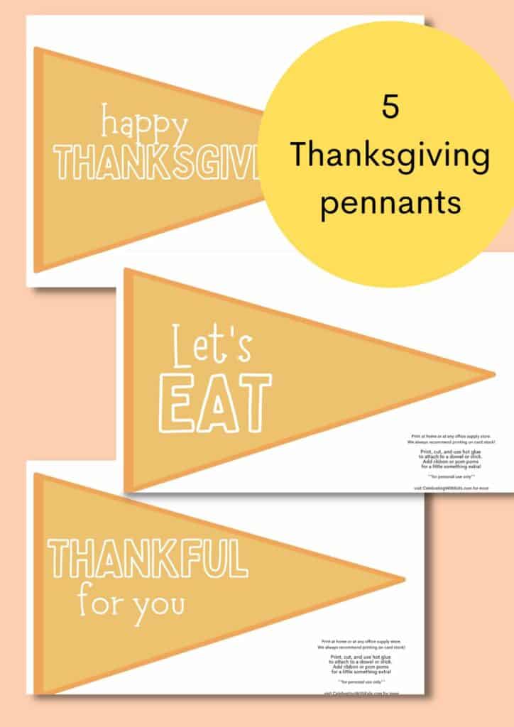 thanksgiving pennant