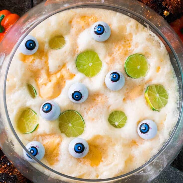 Image for Halloween Punch (with orange sherbet and 7UP)