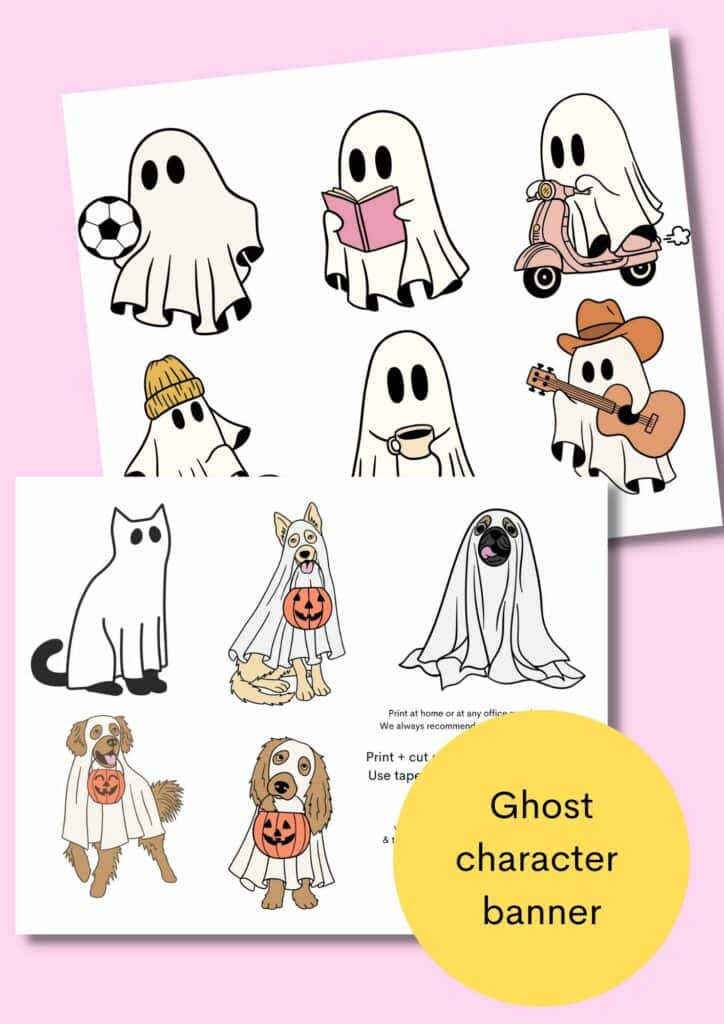 october ghost banners