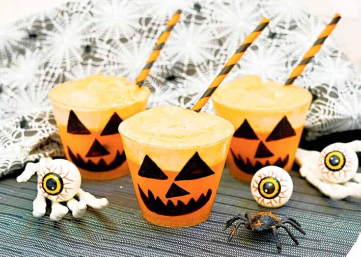 Image for Halloween Punch Recipe: Orange Sherbet Pumpkin