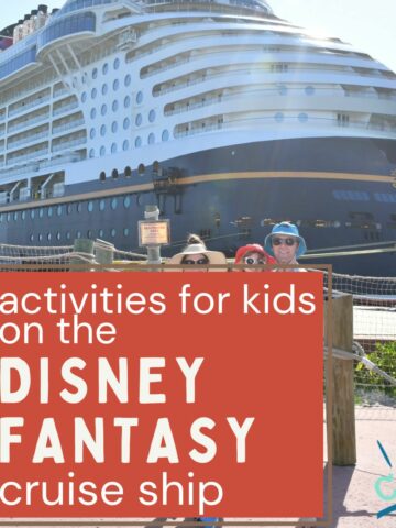 activities for kids on the Disney Fantasy cruise