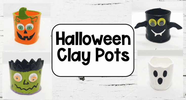 Image for Easy DIY Halloween Clay Pots for Beginners and Kids