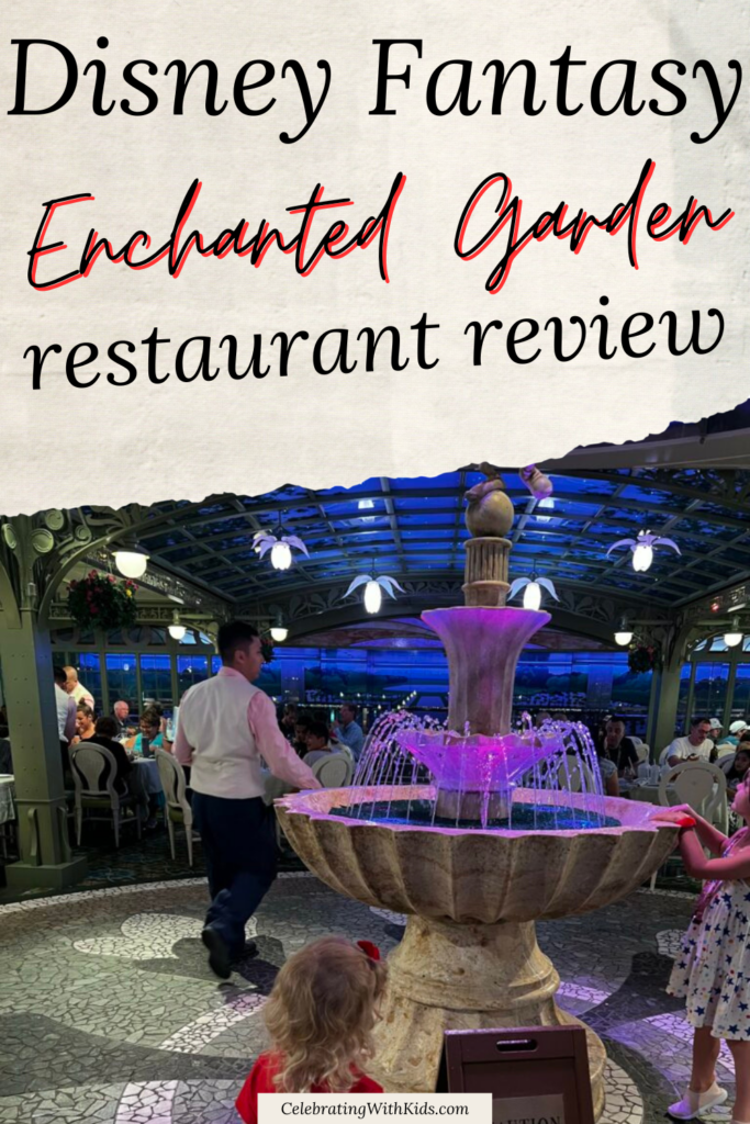 Disney Fantasy Enchanted Garden Review - Celebrating with Kids