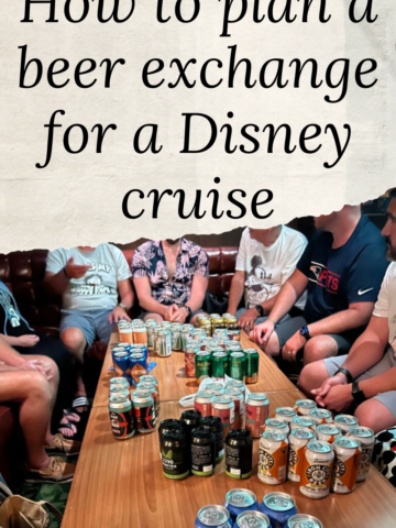 Disney Cruise Beer Exchange - Celebrating with Kids