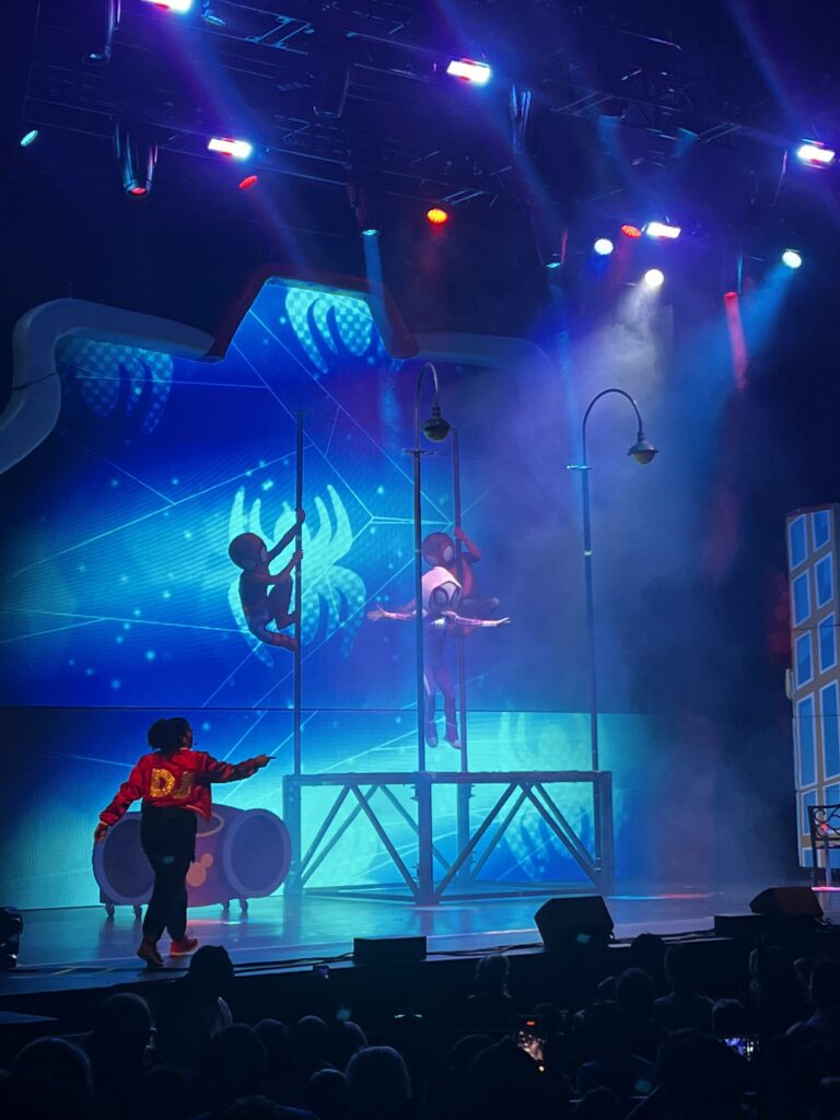 spidey and friends at the disney junior live show