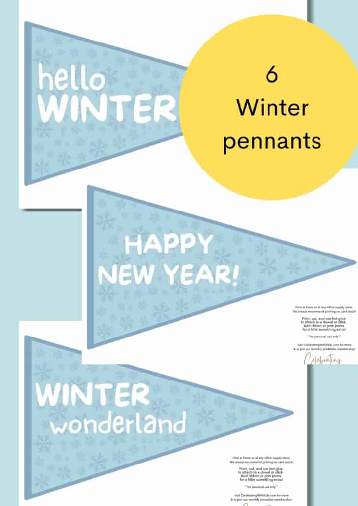 winter pennants