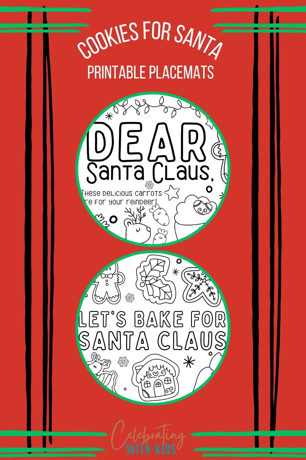 Cookies for Santa Printable Placemats! Pin