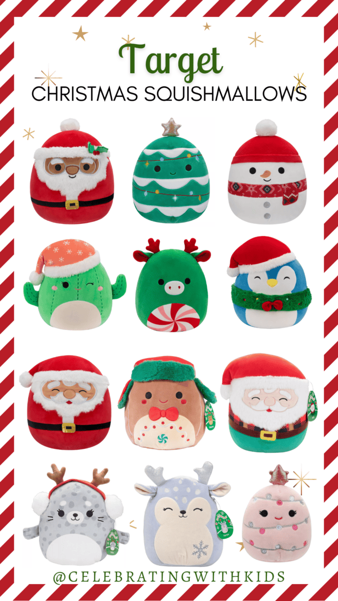 42 Christmas Squishmallows & where to find them! Celebrating with kids