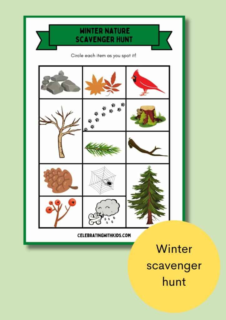 winter scavenger hunt