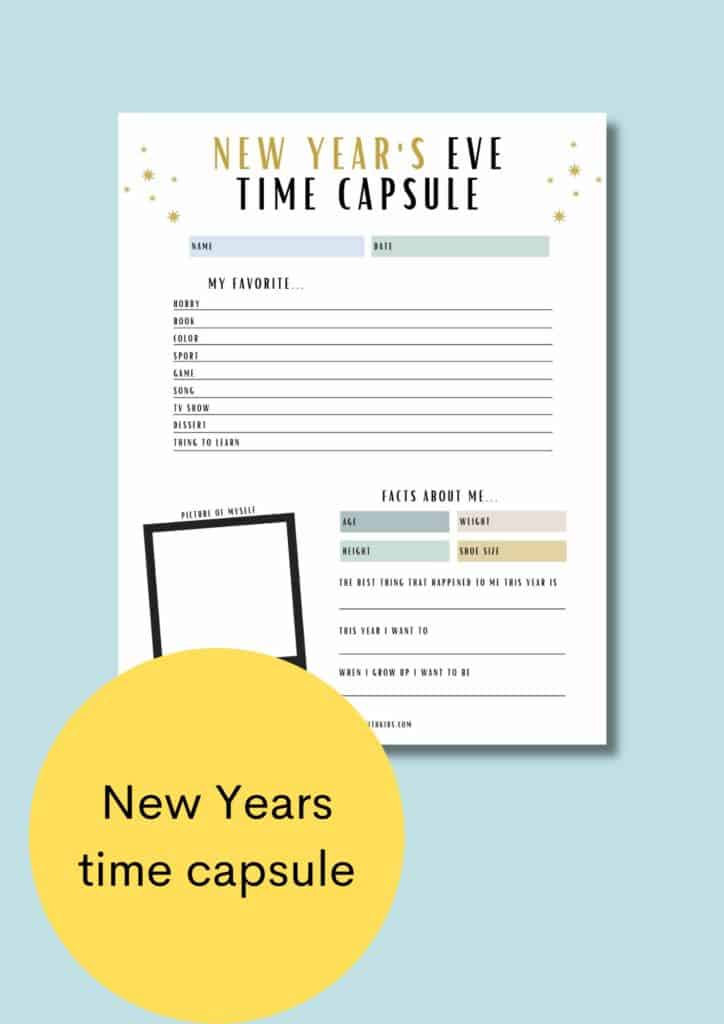 new years time capsule