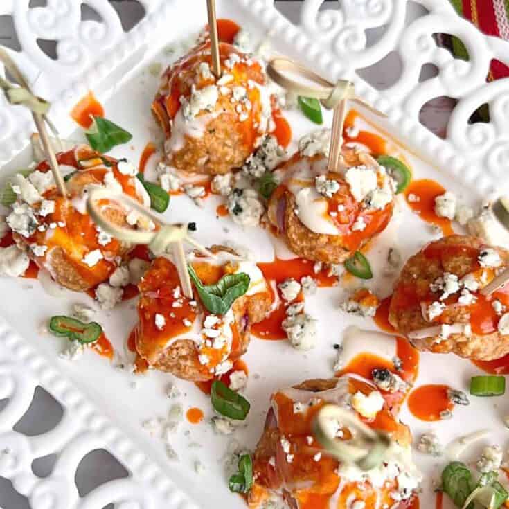 Image for Air Fryer Buffalo Chicken Meatballs