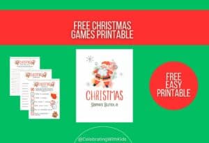 10 Free Printable Christmas Games - Celebrating with kids