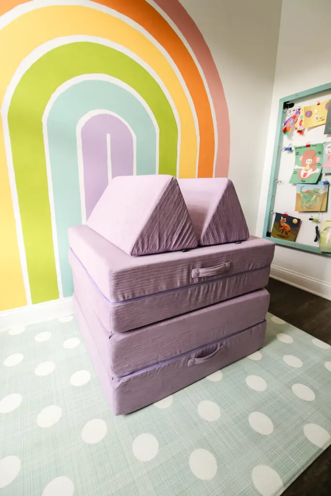 kiddie play couch stacked