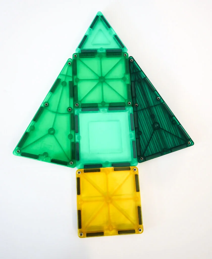 magnetic tile christmas tree ideas